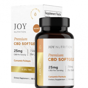 Joy Organics CBD Softgels with Curcumin Image